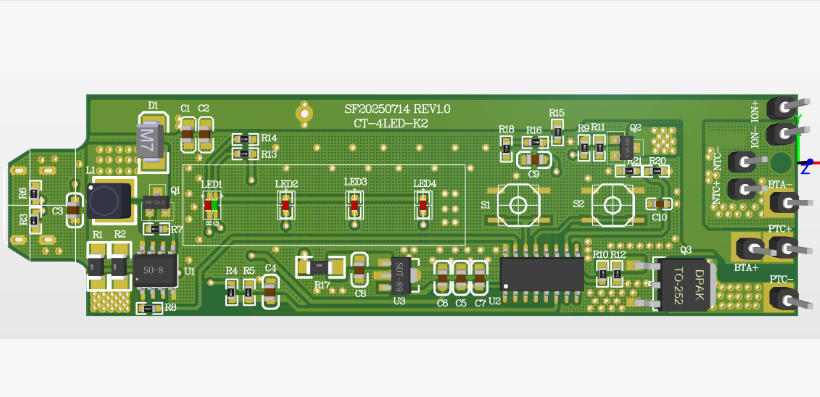 無線直發(fā)梳方案，直卷兩用小巧便攜